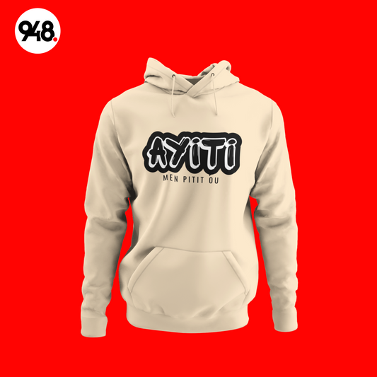 Ayiti Men Pitit Ou (Black Design) - Unisex Hoodie