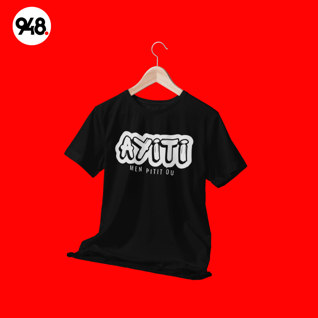 Ayiti Men Pitit Ou (White Design) - Unisex Classic T-shirt