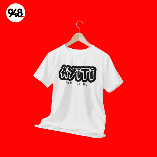 Ayiti Men Pitit Ou (Black Design) - Unisex Classic T-shirt