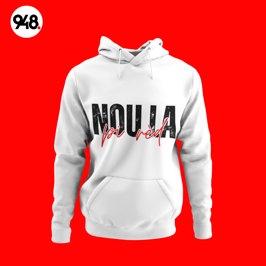 Nou La Pi Red (Black Design) - Unisex Hoodie