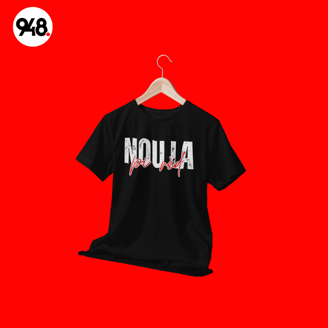 Nou La Pi Red (White Design) - Unisex Classic T-shirt