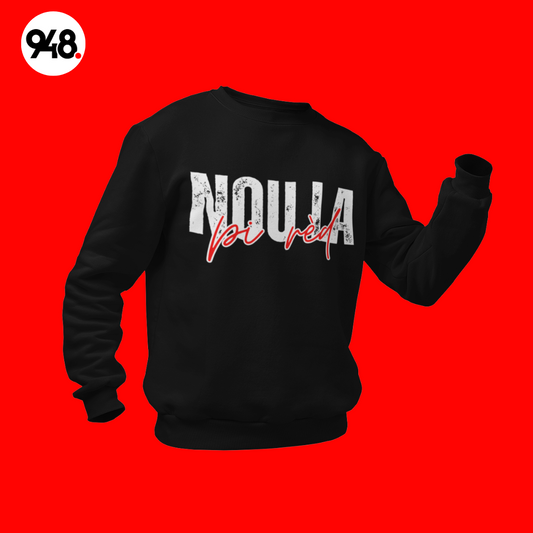Nou La Pi Red (White Design) - Unisex Premium Sweatshirt
